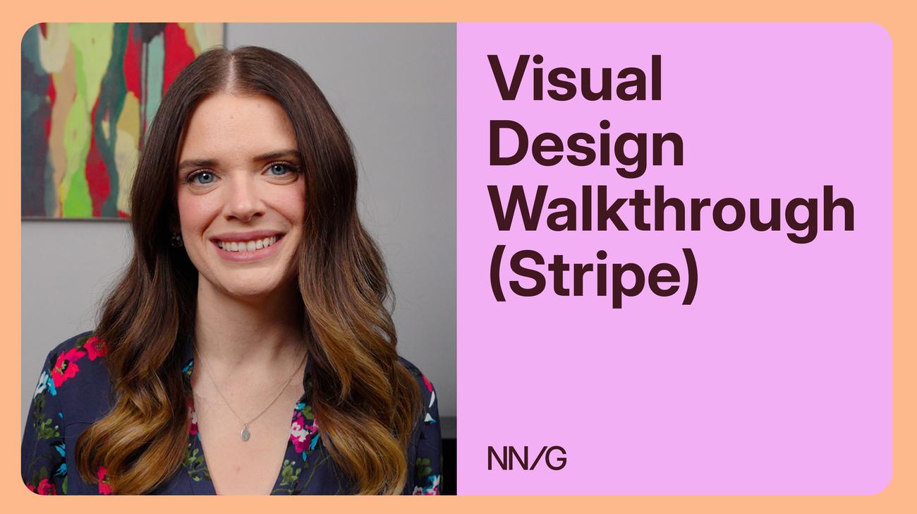 5 Design Principles in Context: Stripe