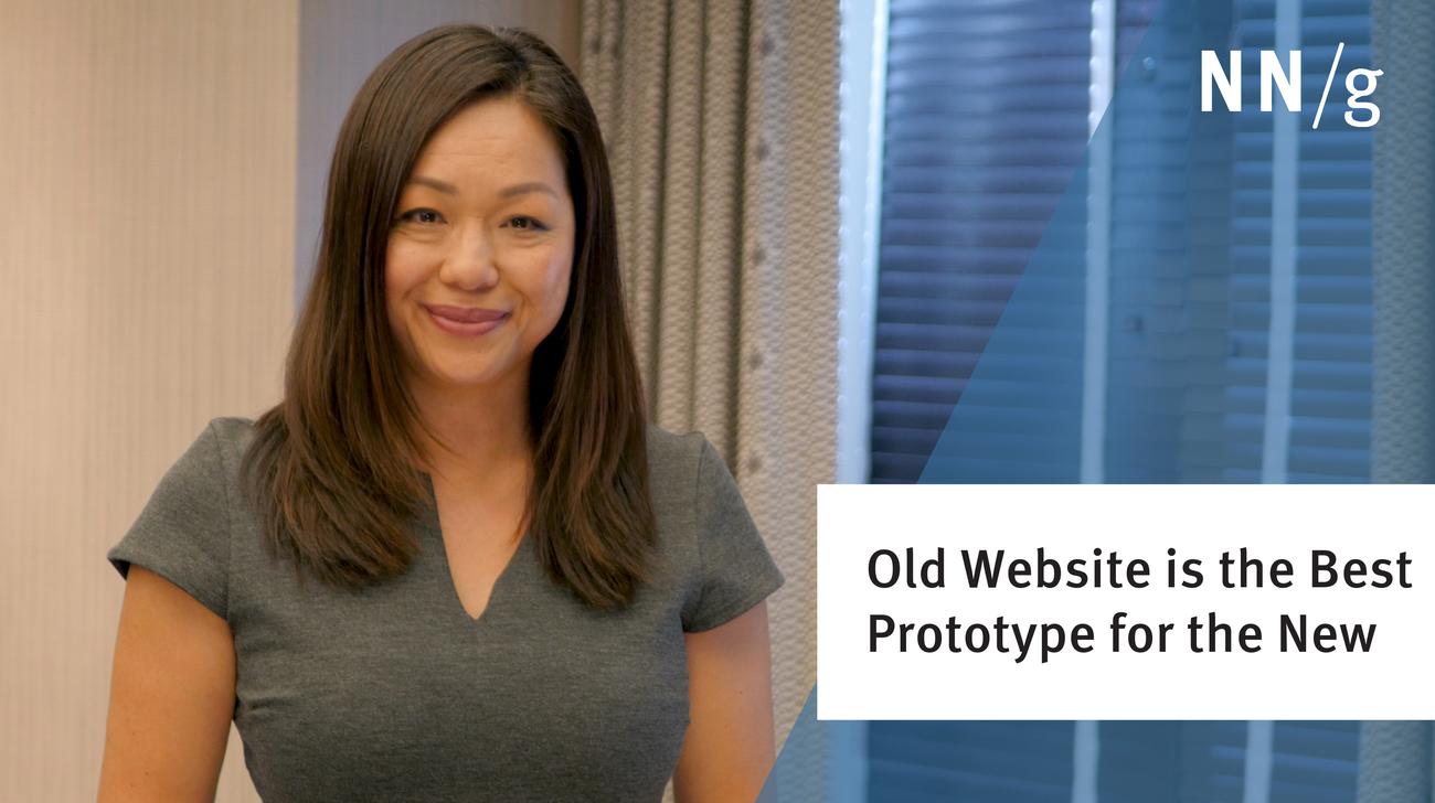 Your Old Website Is the Best Prototype of Your New Website