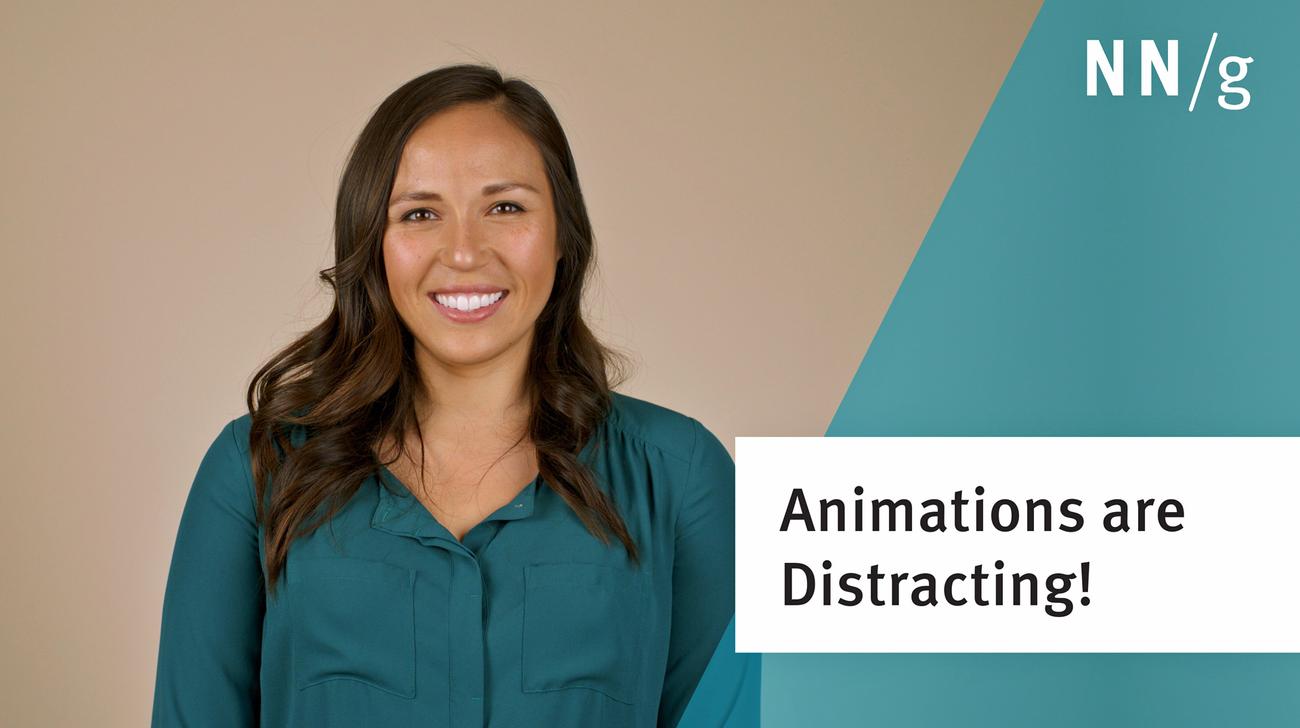 Image 8: Animations Are Distracting!