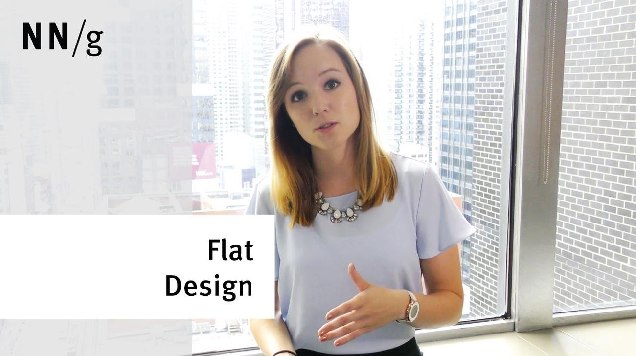 Flat Design Decreases User Efficiency