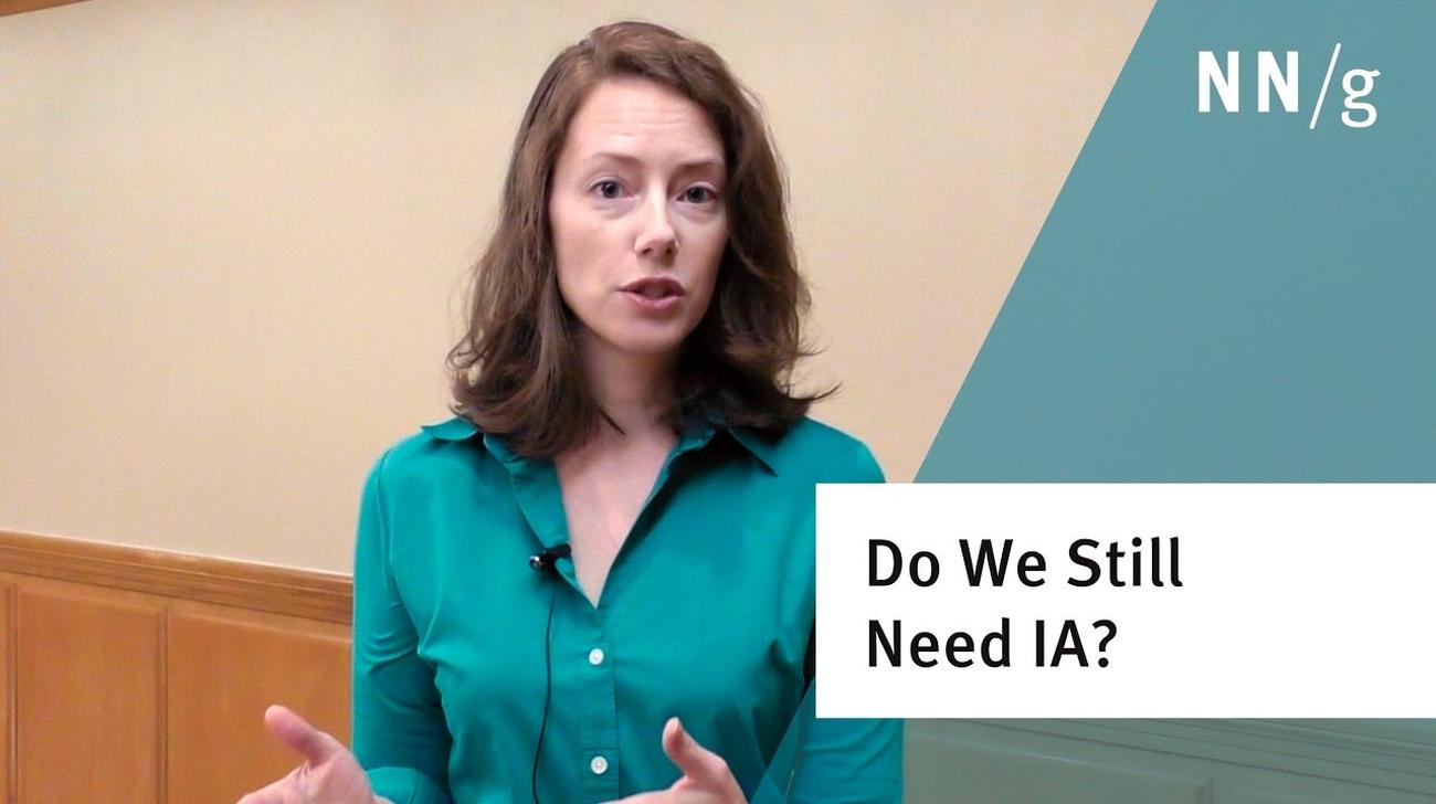 Do We Still Need Information Architecture (IA) When Users Can Just Search?