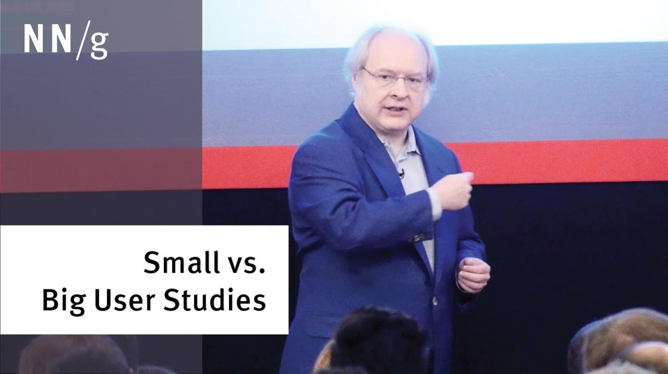 Small vs. Big User Studies - What’s Best?