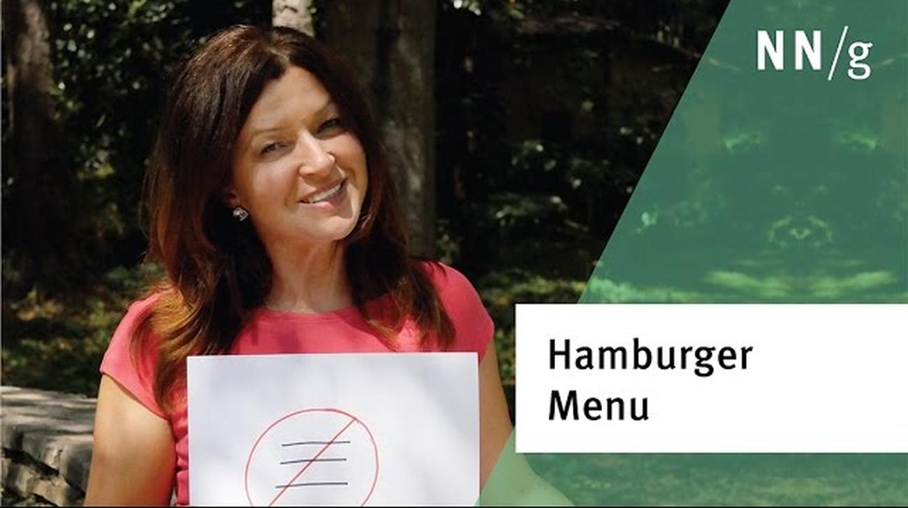 Hamburger Menus Hurt UX Metrics