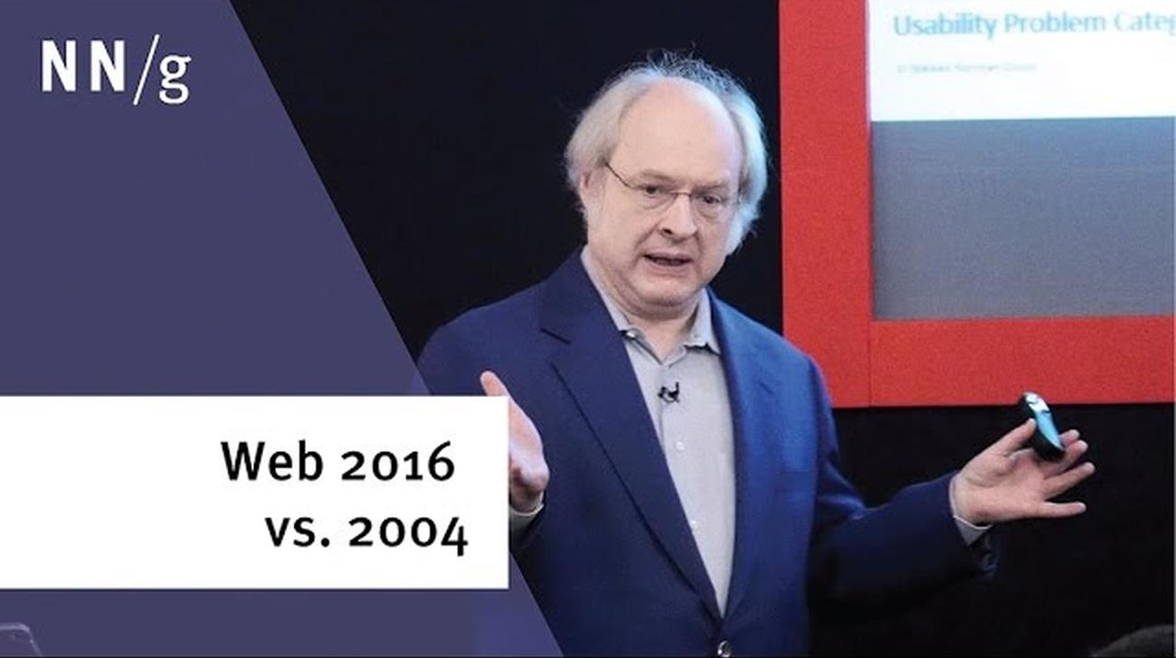 Web UX 2016 vs 2004 (Keynote address)