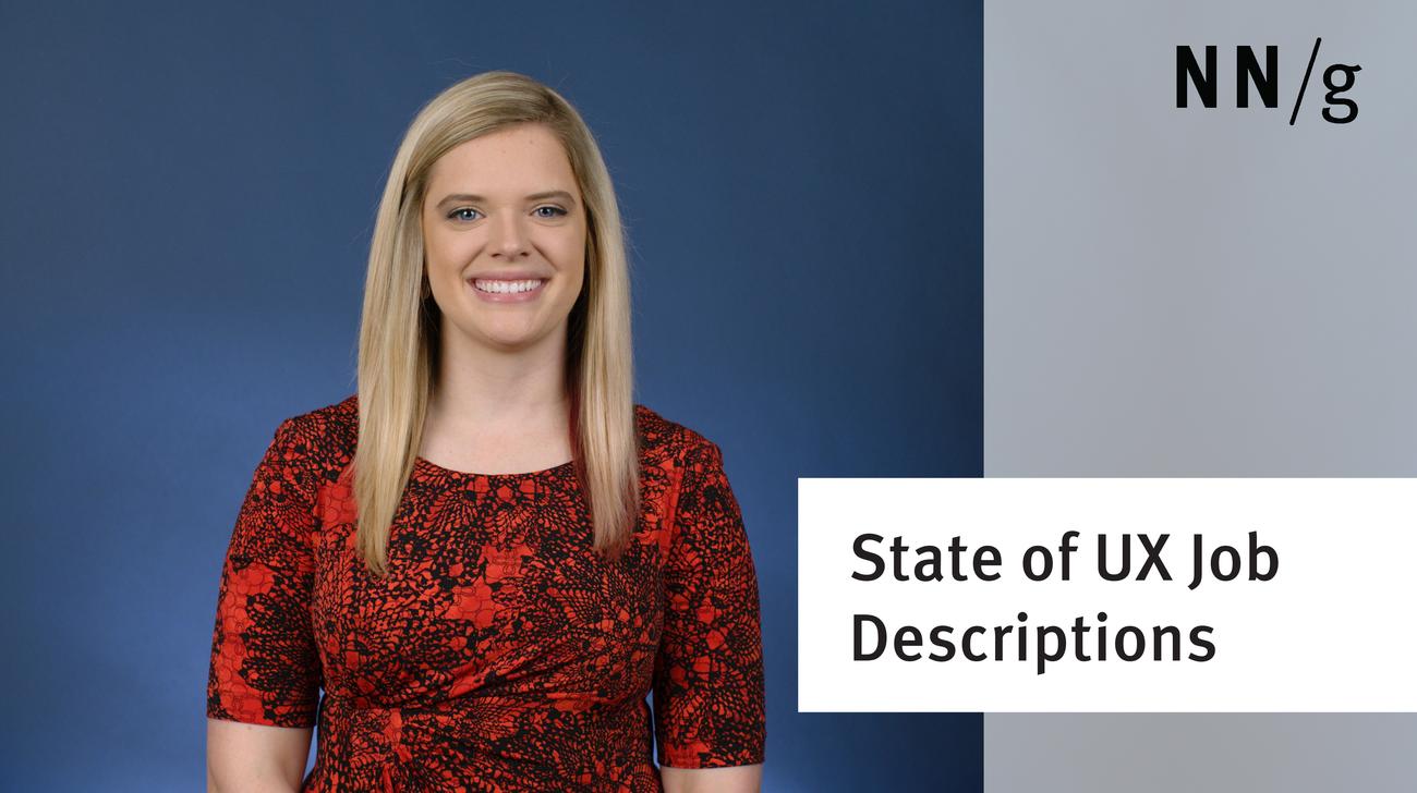 The State of UX Job Descriptions