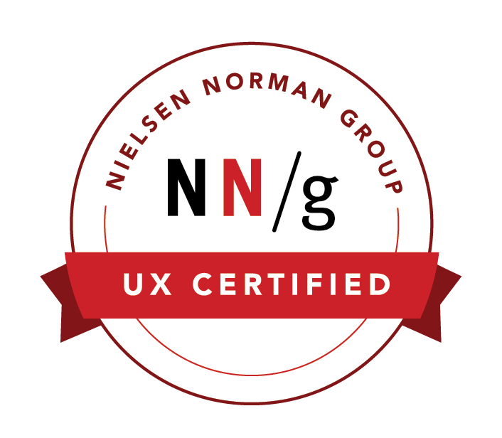 UX Certification Badge from Nielsen Norman Group